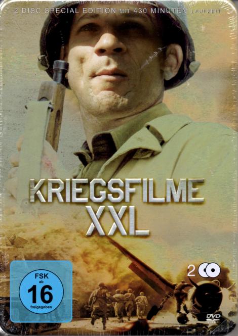 Kriegsfilme XXL - Box (2 DVD) (Spion Zwischen Den Fronten & Veteran & Jäger Der Apocalypse & Battle Flag) (Steelbox) 